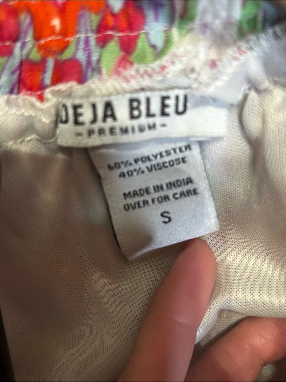 Deja Bleu Boho Floral Ruffle Tiered Maxi Skirt